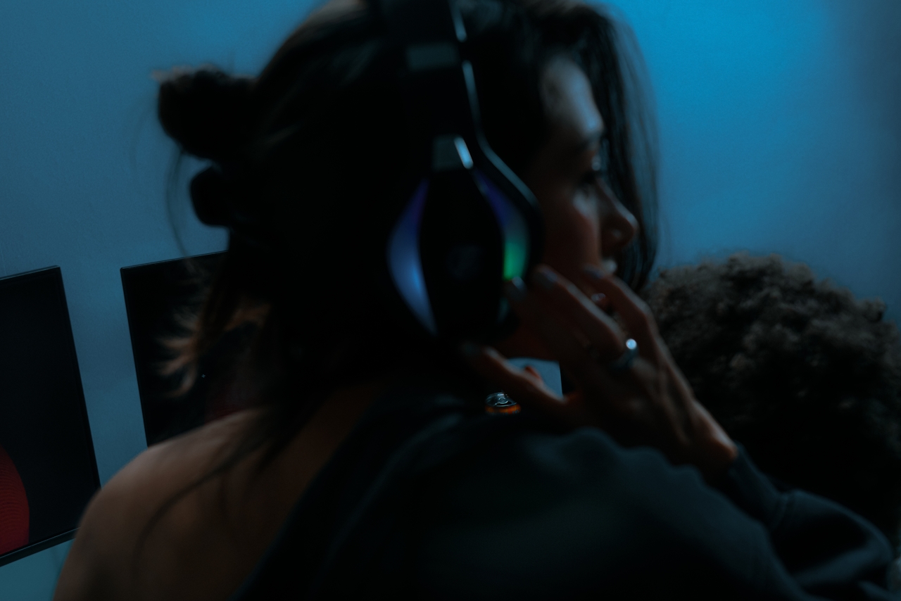 Person interacting with iPhone